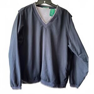 Liz Claiborne Navy V-Neck Pullover jacket